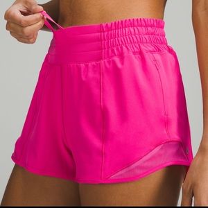 Sonic pink lululemon high rise hotty hots 2.5
